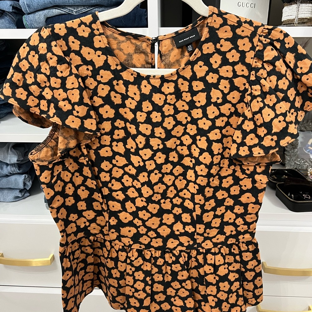 Who What Wear Target Peplum Top